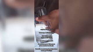 Pee pissing ebony couple