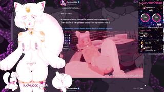 Lewdtuber Gets Overstimulated Until She Can't Stop Cumming