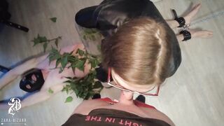 Cuckold Blowjob and Nettle Games