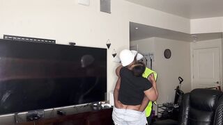 Kendale The Construction Worker Have A Delightful Time At Work With A Pretty Thick Lonely Ebony Student Full Video On Faphouse