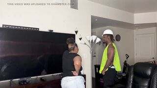 Kendale The Construction Worker Have A Delightful Time At Work With A Pretty Thick Lonely Ebony Student Full Video On Faphouse