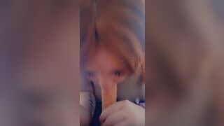 Practicing my blowjob and drooling skills