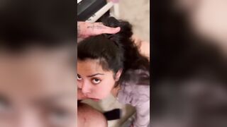 Sucking Daddy’s Hard Cock