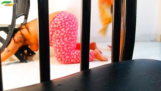 Saudi MILF Hot Stepmom Stuck under chair Then I Fuck her & Helps to escape from danger