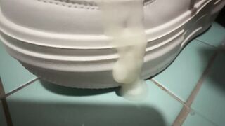 Step son fucking step sister in front of step mom cumming twice on her socks