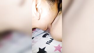 Asian Step sister wet pussy ft Petite Blossom