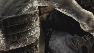 Lvl 300 Orc vs Bleak Falls Barrow (No HUD) - Skyrim