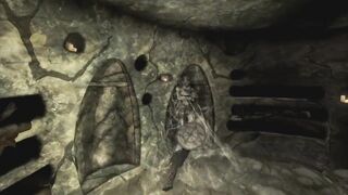 Lvl 300 Orc vs Bleak Falls Barrow (No HUD) - Skyrim