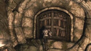 Lvl 300 Orc vs Bleak Falls Barrow (No HUD) - Skyrim