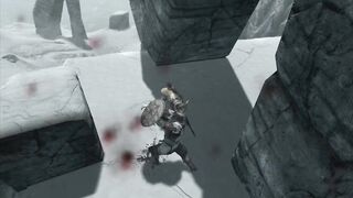 Lvl 300 Orc vs Bleak Falls Barrow (No HUD) - Skyrim