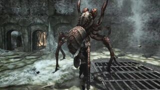 Lvl 300 Orc vs Bleak Falls Barrow (No HUD) - Skyrim