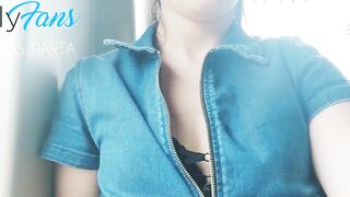 UK Girl are playing her self on the bus.