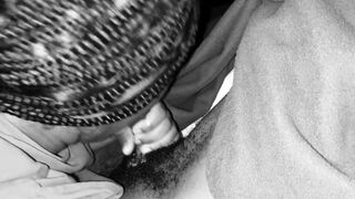 Ebony Amateur Eating Dick Up ????