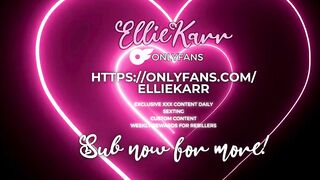 Horny Trophy wife wants a huge cock for her first anal video - EllieKarr