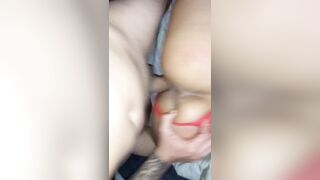 Saltando duro en mi verga