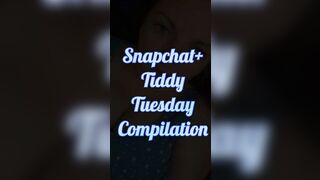 Trailer - Snapchat+ Tiddy Tuesday Compilation: Chubby Girl Plays with Big Tits While Dirty Talking
