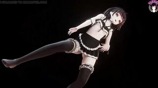 Ling Yuan - Sexy Dance In Maid Clothes (3D HENTAI)
