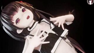 Ling Yuan - Sexy Dance In Maid Clothes (3D HENTAI)