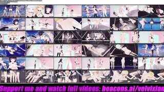 Genshin Impact - 3 Girlfriends Dance + Futanari Threesome Sex (3D HENTAI)