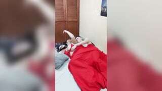 My stepcousin gets into my bed and I spoon fuck her without her boyfriend noticing!