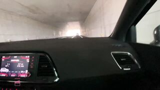 She makes me cum while she drives a car. She tastes my cum!!