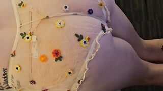 Pulled my belt off and gave Morgana May's big ass a nice spanking! ????