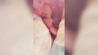 Cheri Manson blows big cock