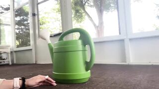 Deprived Bitch Almost Caught Squirting On Parents Front Porch