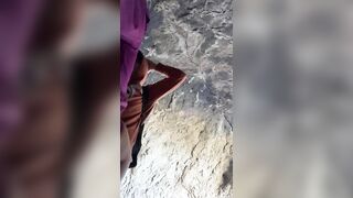 Having sex in a cave during a hiking trip, he couldnt stay quiet ???? #helicopter