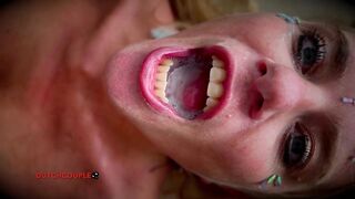 Dutch hot milf facial with cum in eye???????????? mouth full of hot cum and swallow????????
