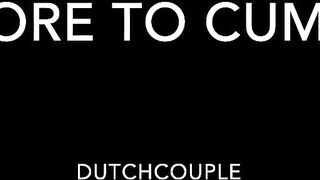 Dutch hot milf facial with cum in eye???????????? mouth full of hot cum and swallow????????