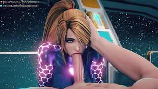 Red head slutty girl make a deep throath blowjob