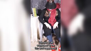 همون روز اول آقای رییس کوسم رو فتح کرد +کلام / when my boss conquered my pussy at very beginning ????