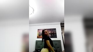 Hot nerd with big ass rides her best friend's cock after school