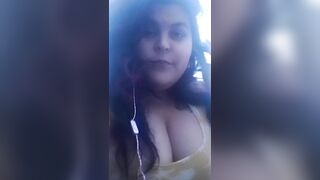 Amelia Moon Chubby Latina Early Morning Smoke no Pants or Bra Bed Hair - Snapchat Fun