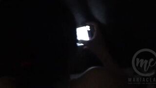 Quickie Sex at Midnight with my Step Sister while Playing among us Mobile Game
