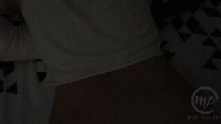 Quickie Sex at Midnight with my Step Sister while Playing among us Mobile Game