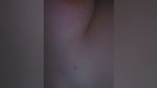 Playing with my boobs for daddy