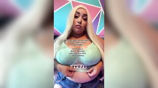 BBW PLAYS WITH HUGE TITS!