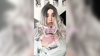 BBW playing with huge tits