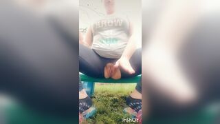 Pissing in the garage