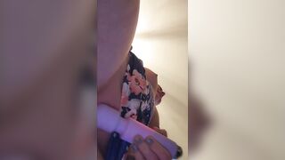 Busty Nympho Goes Wild on Her Wet Pussy with Powerful Vibrator