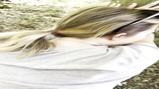 Quick fuck in Forest POV