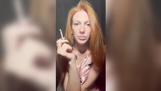 Smoking girl