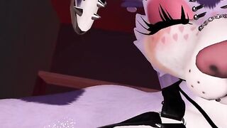 Sexy furry girl dancing & twerking (VR Vtuber)