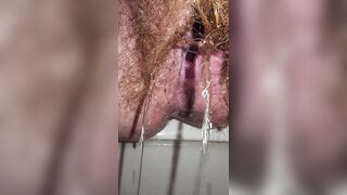 (Close-Up) Such A Big Morning Pee That I Stopped And Started Eight Times