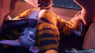 Zootopia Orgy with judy hopps gets public fucked