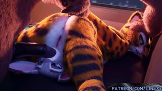 Zootopia Orgy with judy hopps gets public fucked