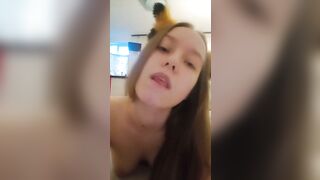 A fox with ears. Masturbating my ass.