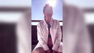 Balcony Bliss: Naked & Naughty with Lovense Toy in Hotel!